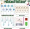 8pcs Christmas Snowflake Diamond Painting Kits - Double Sided Wind Chimes